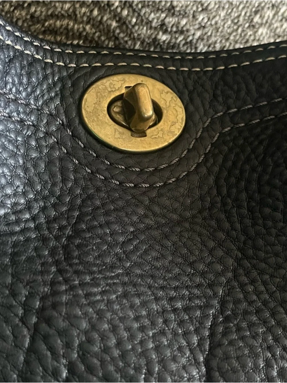 Coach Chelsea NS Pebbled Leather Bag - Picture 9 of 14
